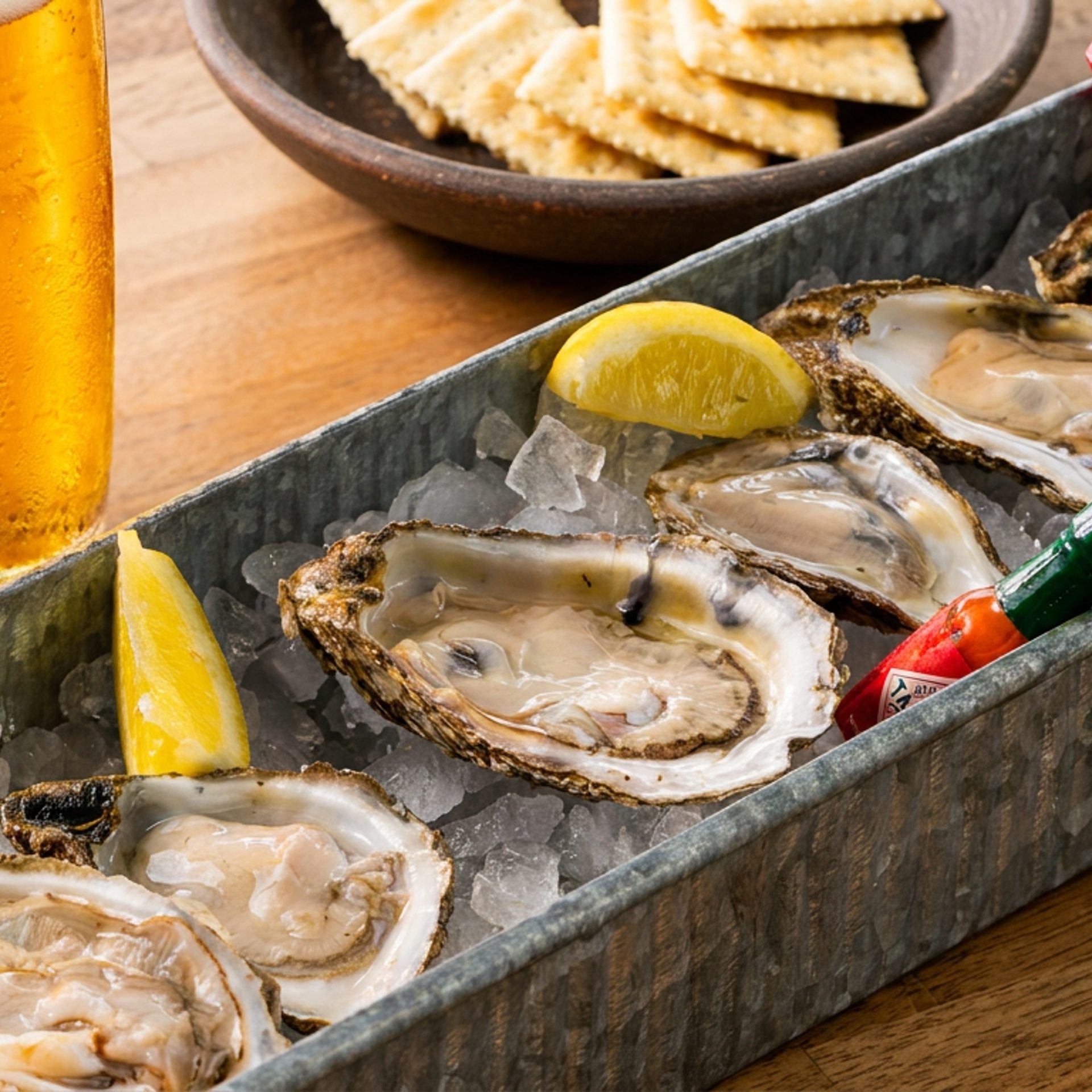 Oysters, pizza, and more