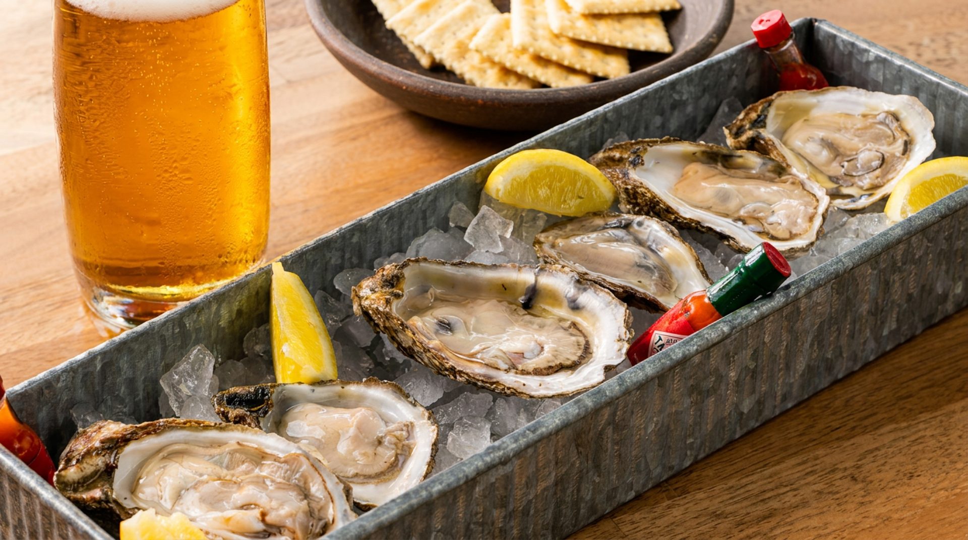 Oysters, pizza, and more