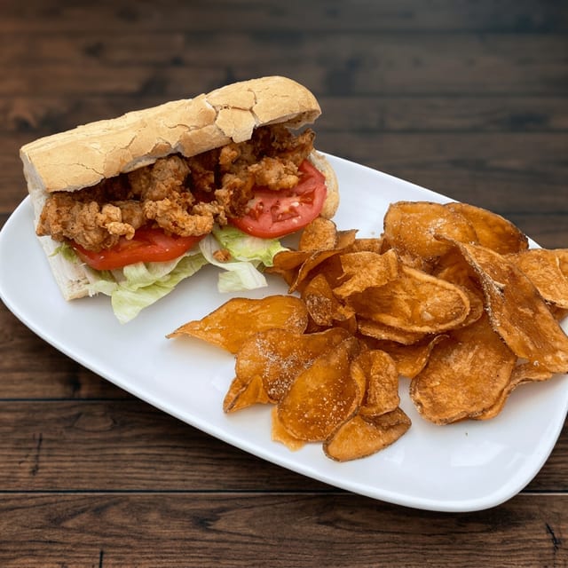 Shrimp Poboy.