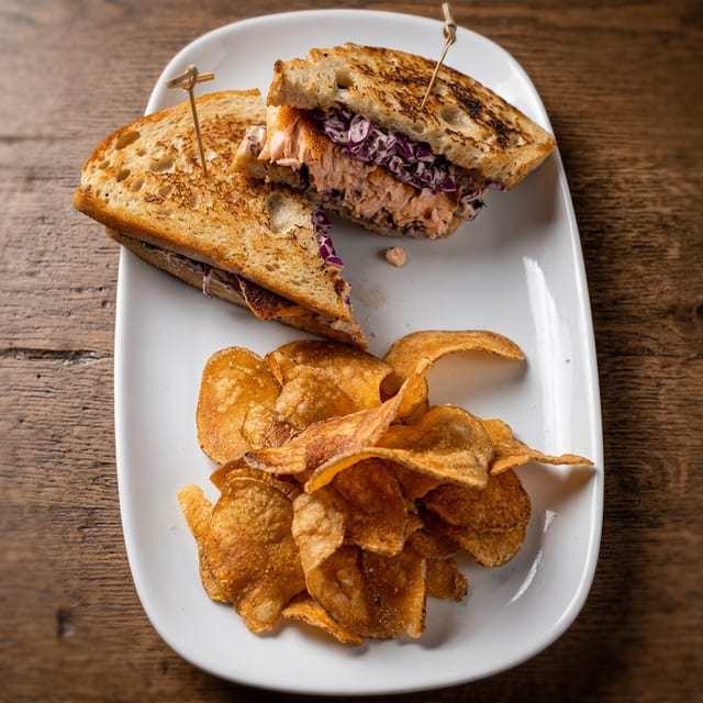 Salmon Sandwich.