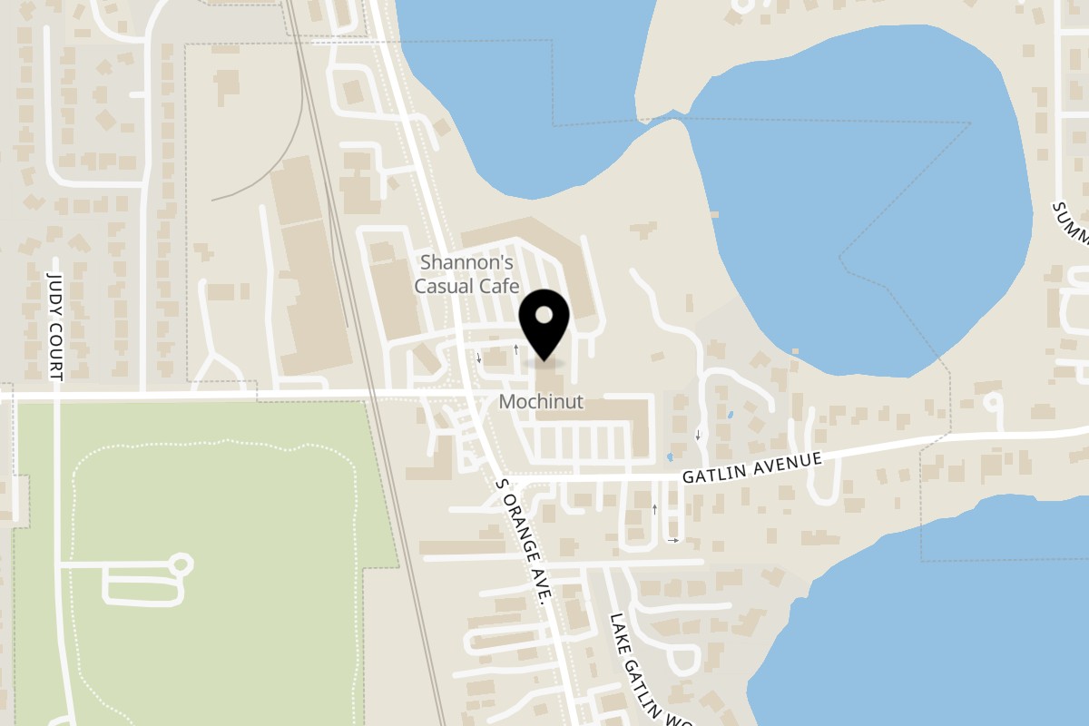 Map showing the location of Runabout Brewing Co. on 4721 S Orange Ave in Orlando